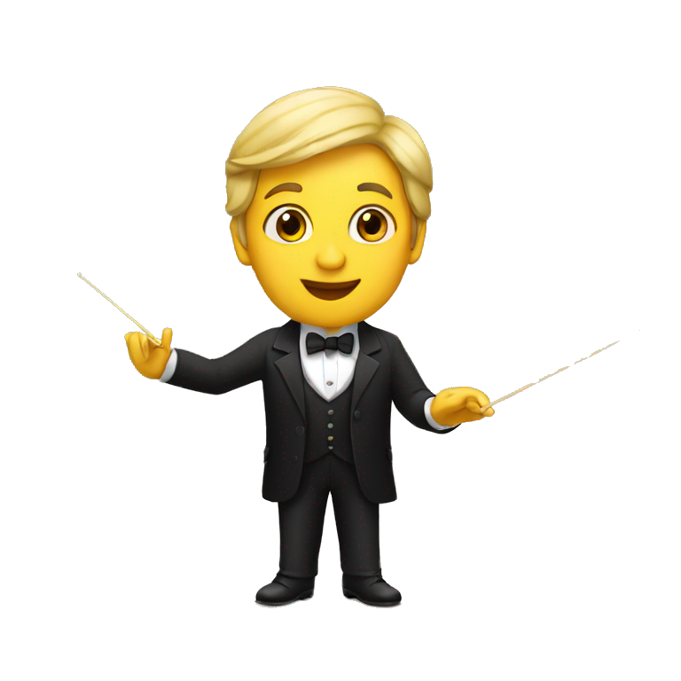 orchestra conductor emoji
