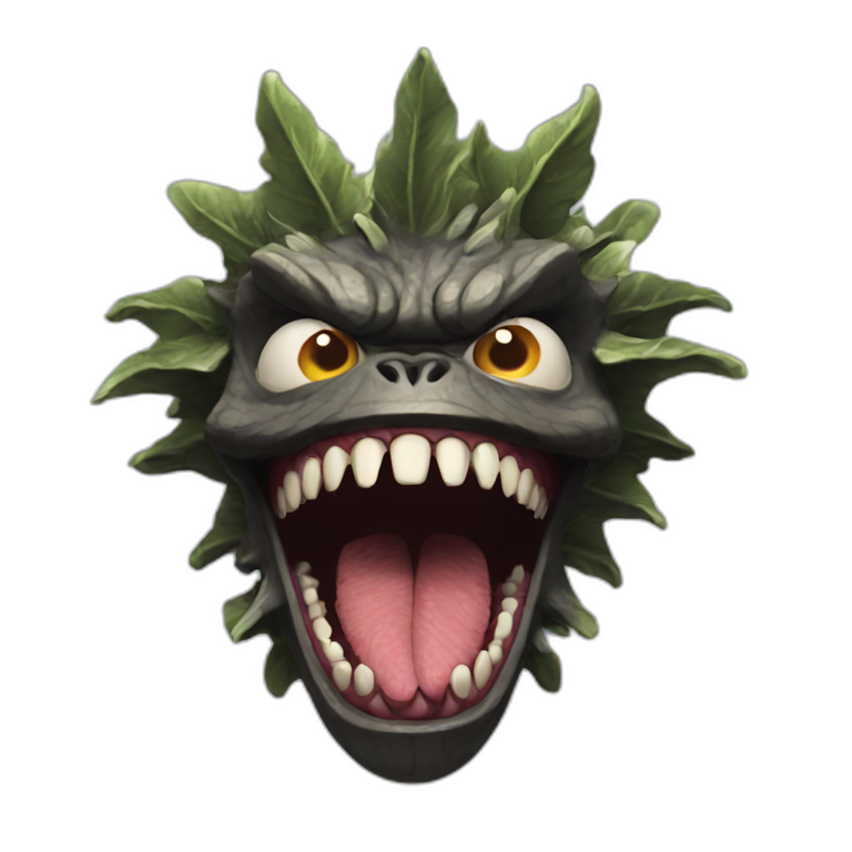 demogorgon with open mouth emoji