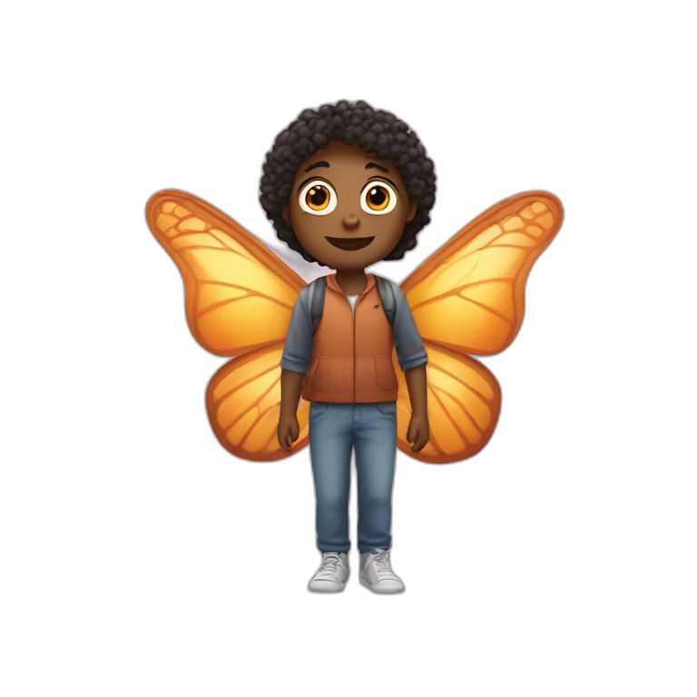 100 emoji with butterfly wings  emoji