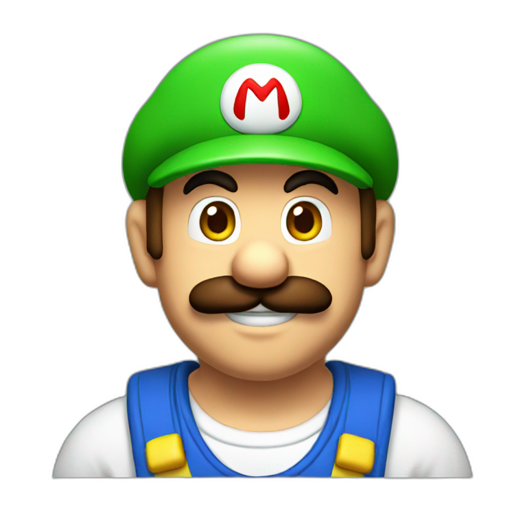 Mario-with-1 emoji