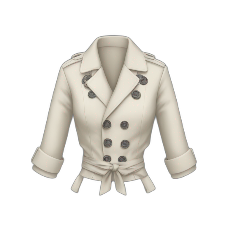 Jacket sleeves tied around waist emoji