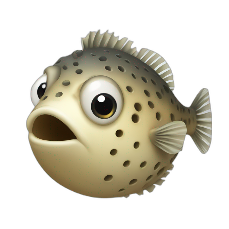 Blowfish emoji