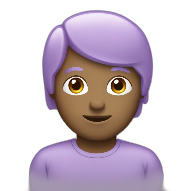 Light purple % emoji