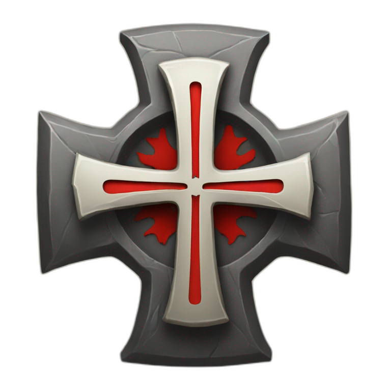 Templar cross emoji