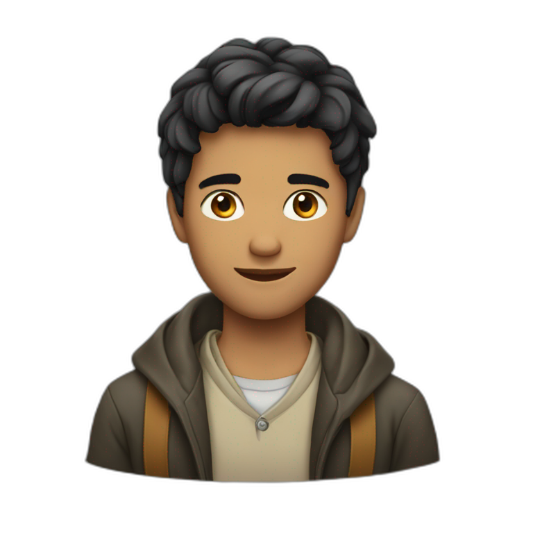 jeune homme malgache emoji