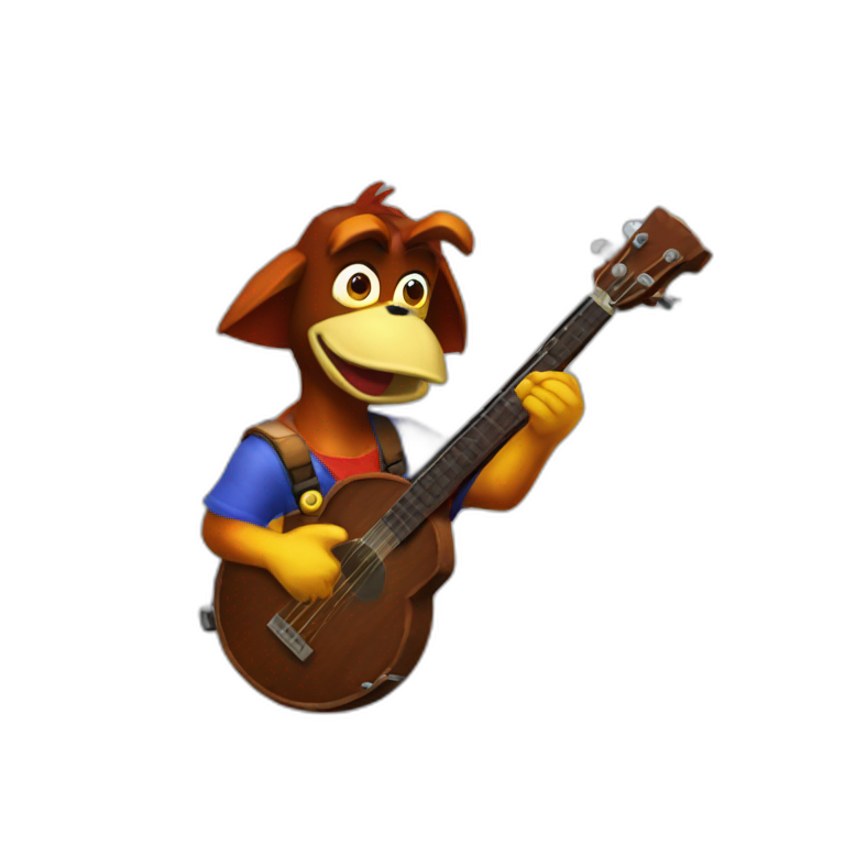 Banjo-kazooie from Nintendo 64 emoji