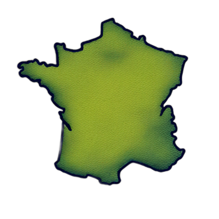 Map of France emoji