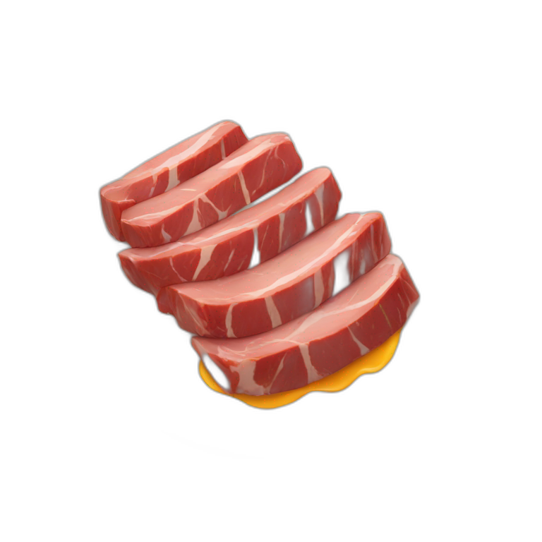 plate of meat emoji