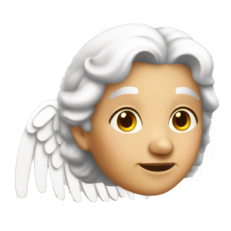 old woman angel emoji