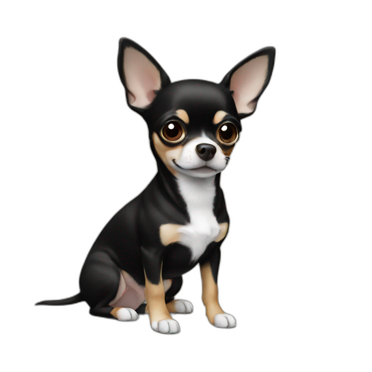 Chihuahua-black emoji