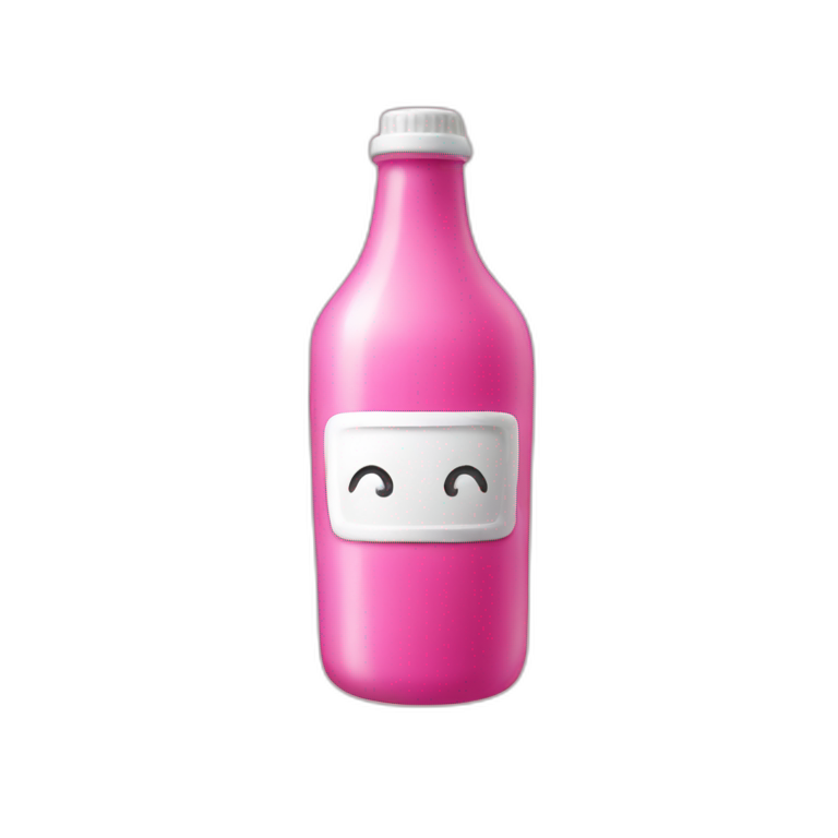 Pink Bottle emoji