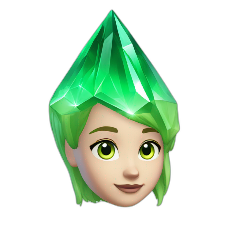 sims 4 green crystal emoji