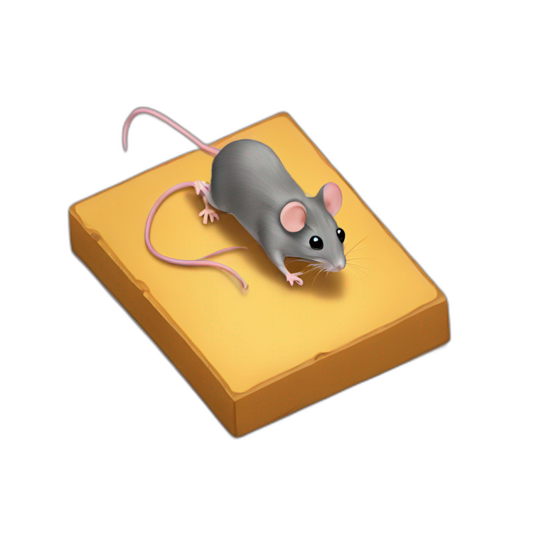 Mouse trap emoji