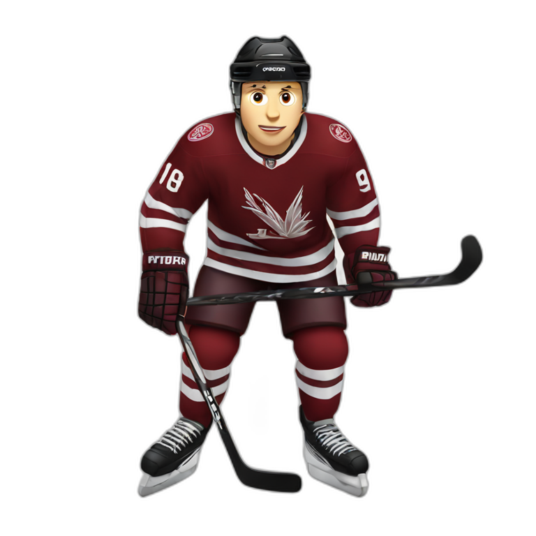 latvian hockey player emoji
