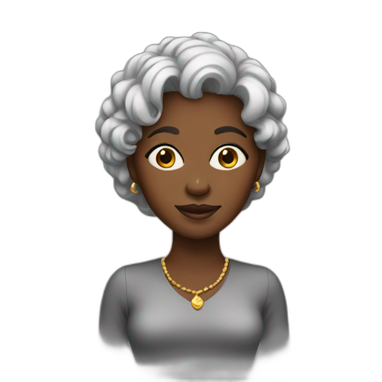 black lady emoji