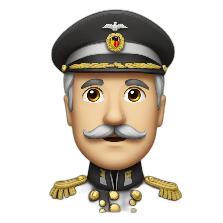 German general 1940 with little mustach emoji