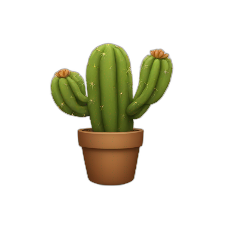 shit and brown cactus emoji
