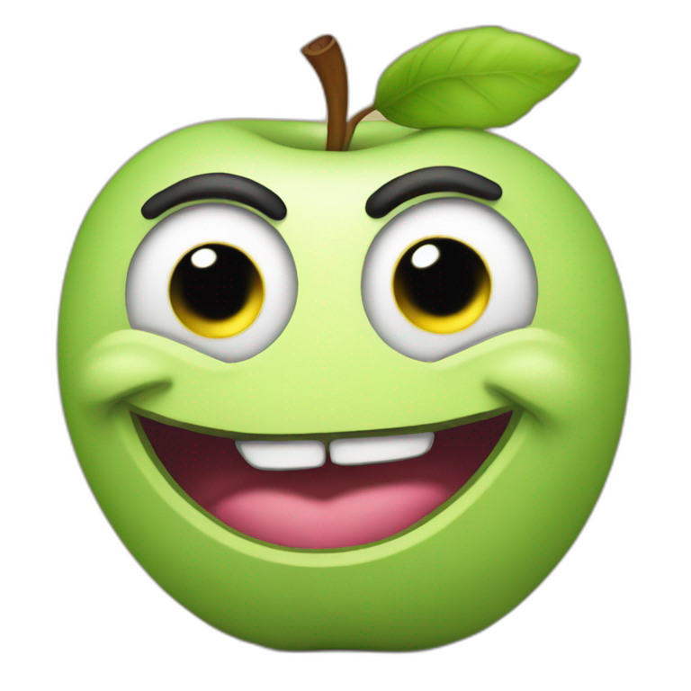 trollface apple artstyle emoji