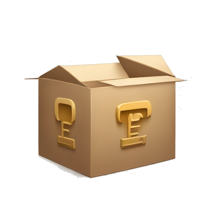 A box with MVP written on it emoji