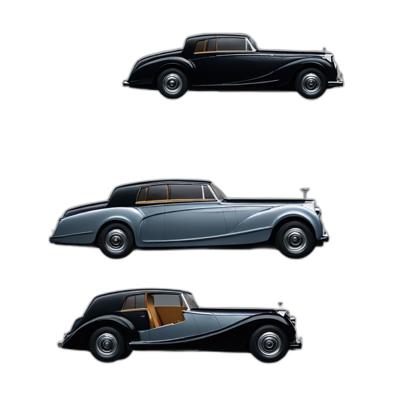 Rolls-Royce ib black and skt color emoji