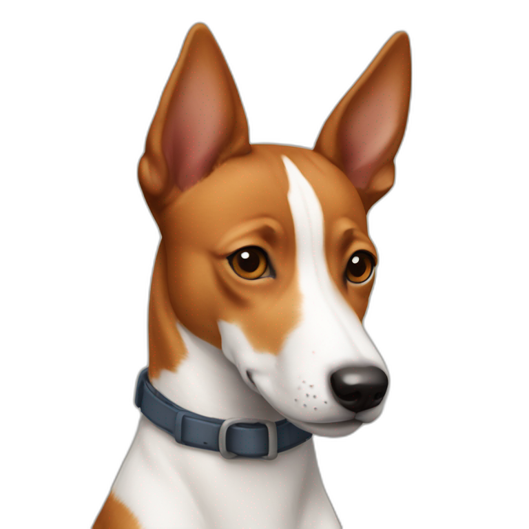 Cute little Basenji emoji