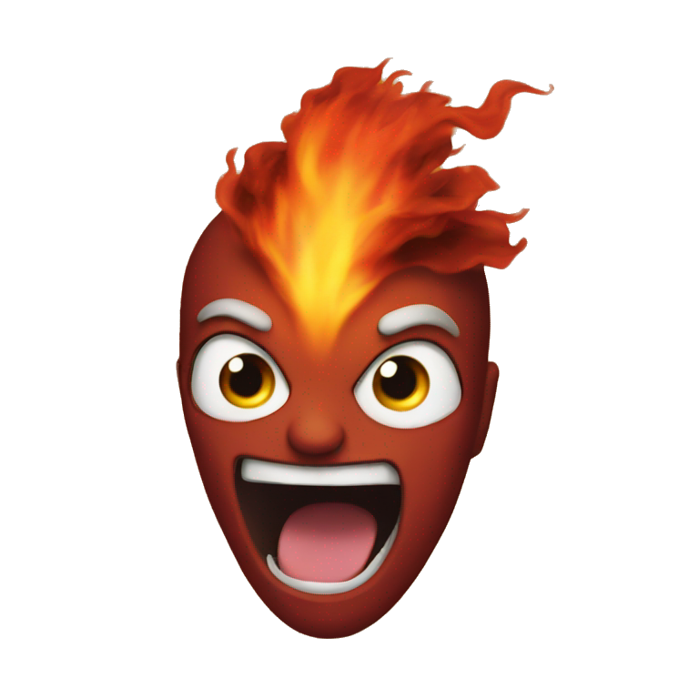 Fire-breathing emoji  emoji