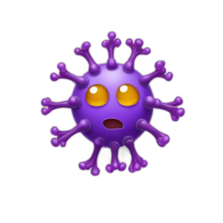 Covid 19 virus emoji