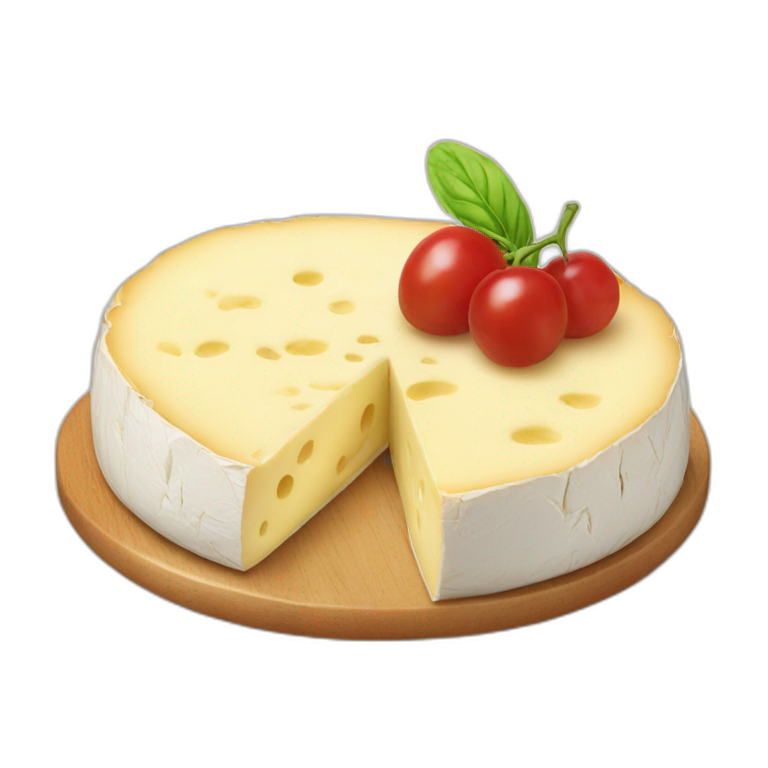 brie cheese emoji