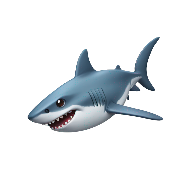 flying shark emoji