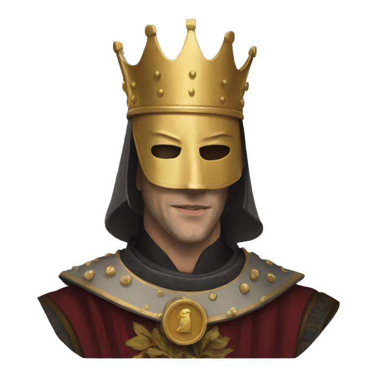King baldwin IV masked emoji