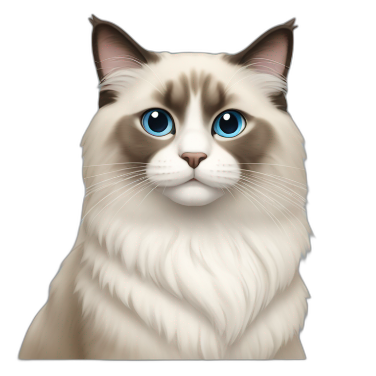 Ragdoll cat emoji