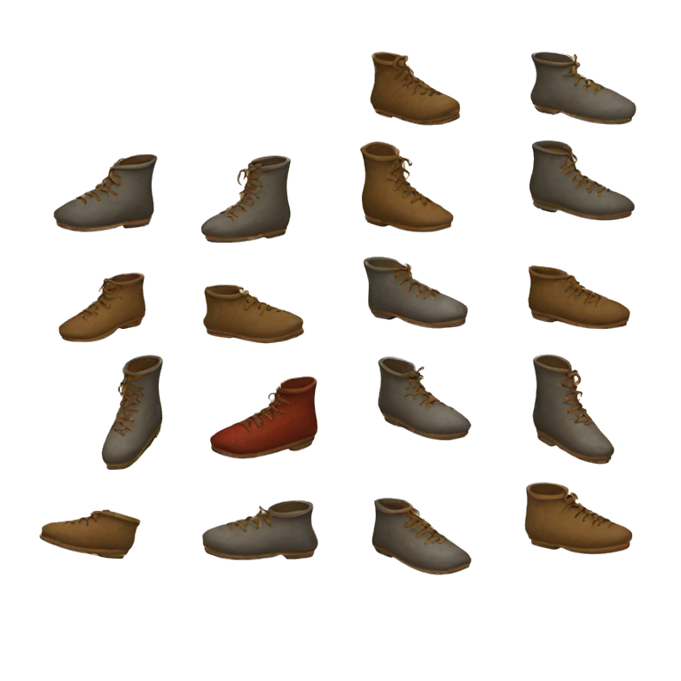 medieval shoes emoji