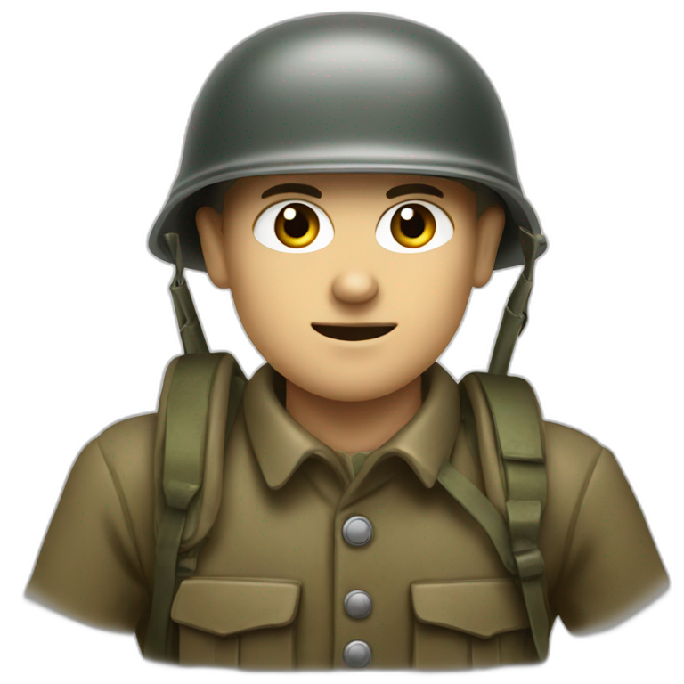 German soldier during WW2 emoji