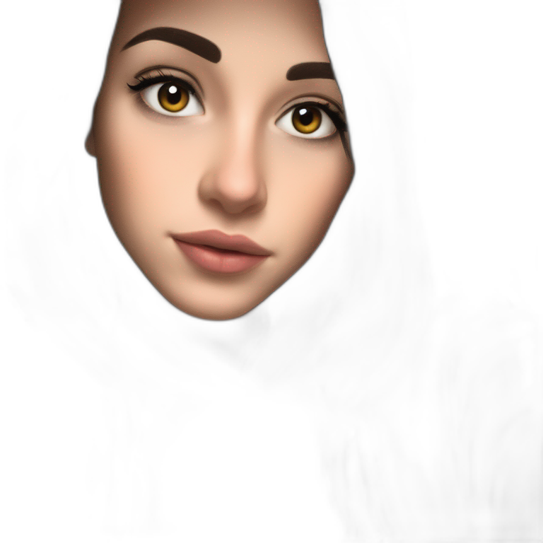 mysterious girl in grey hoodie emoji