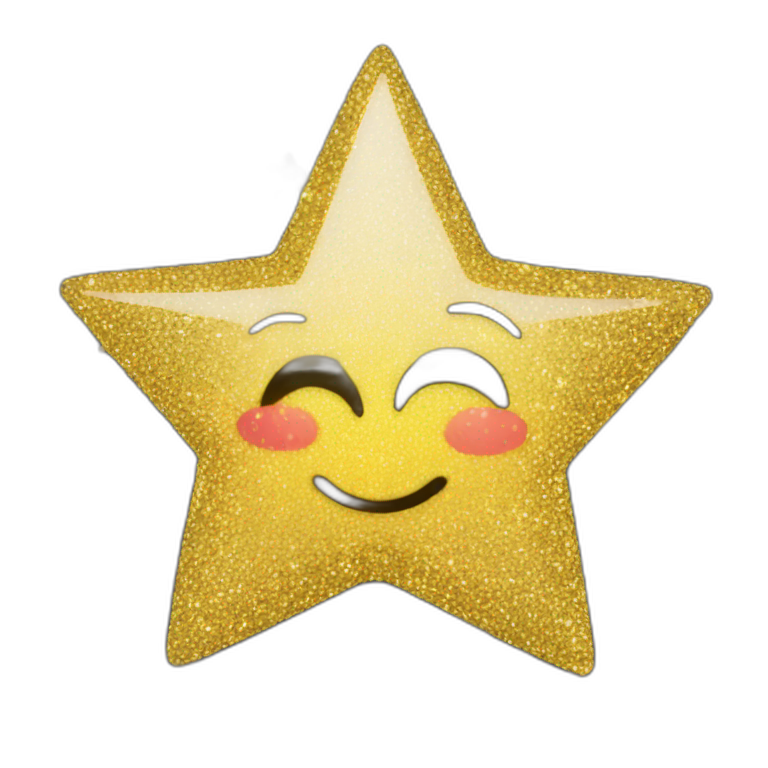 glitter stars emoji
