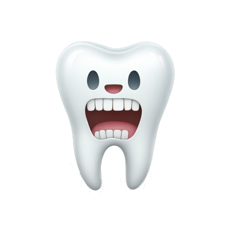 Tooth emoji