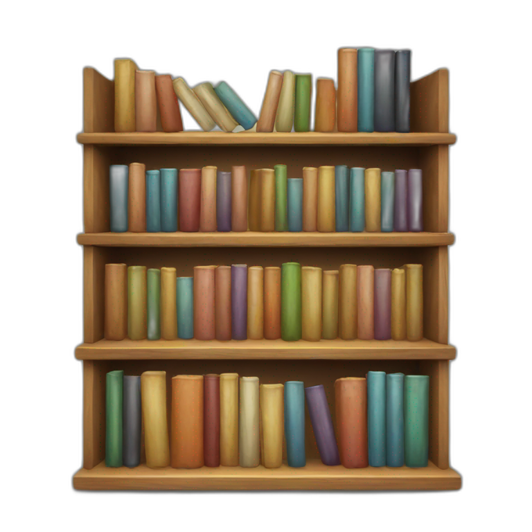Book shelf emoji