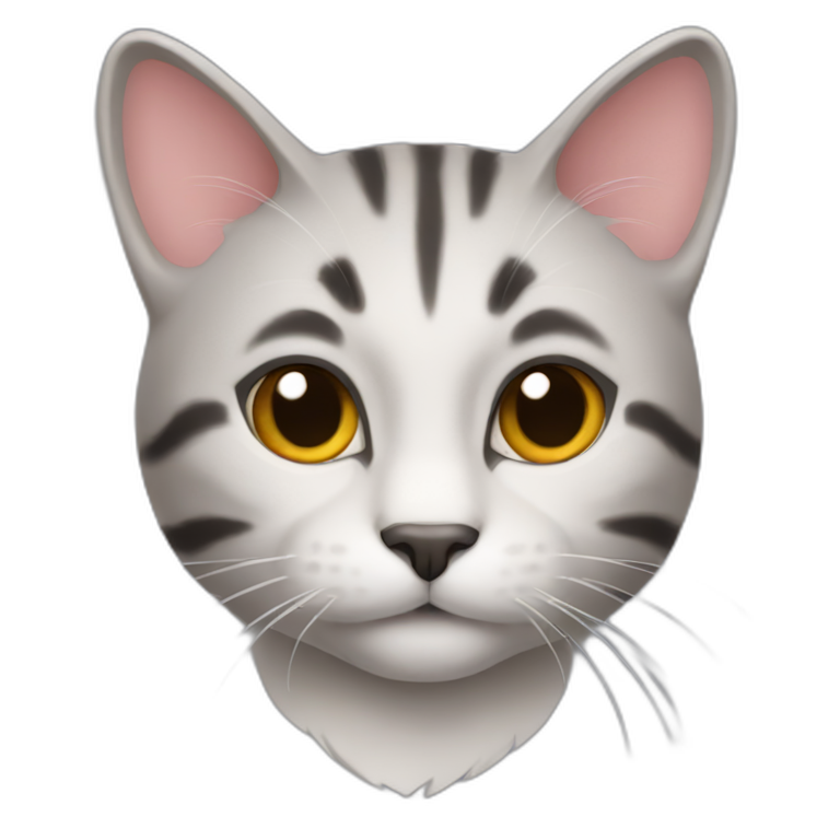 Cat 3/4 view emoji