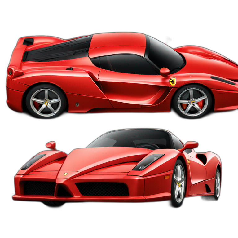 Red Ferrari Enzo emoji