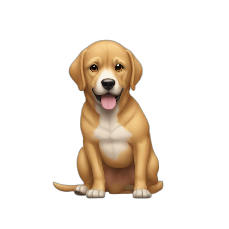 Char sur chien emoji
