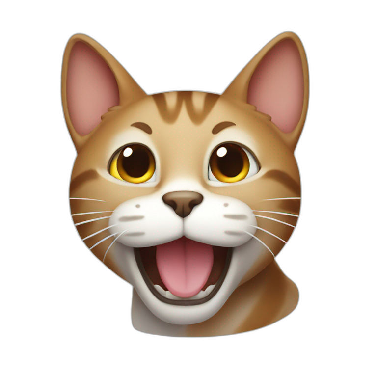 Smailing cat emoji