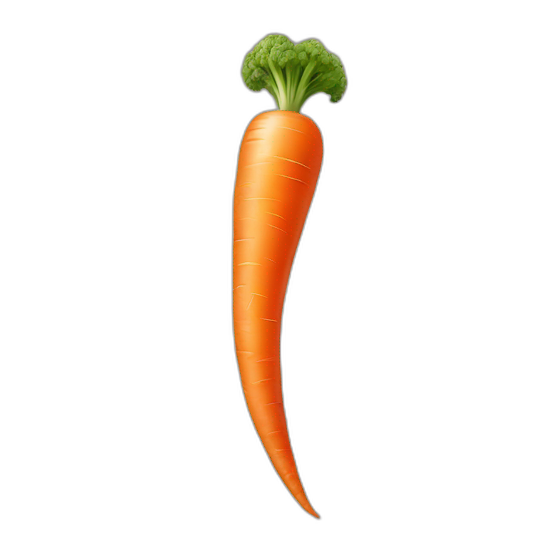 mistic carrot number 2 emoji