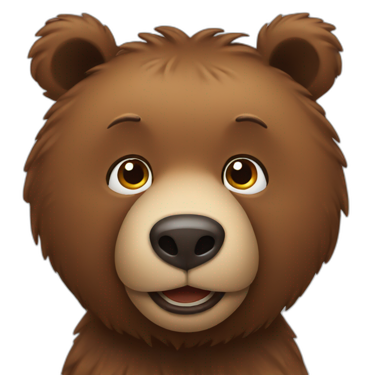 brown bear emoji
