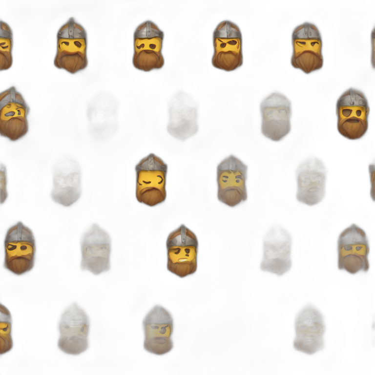 Viking but without beard  emoji