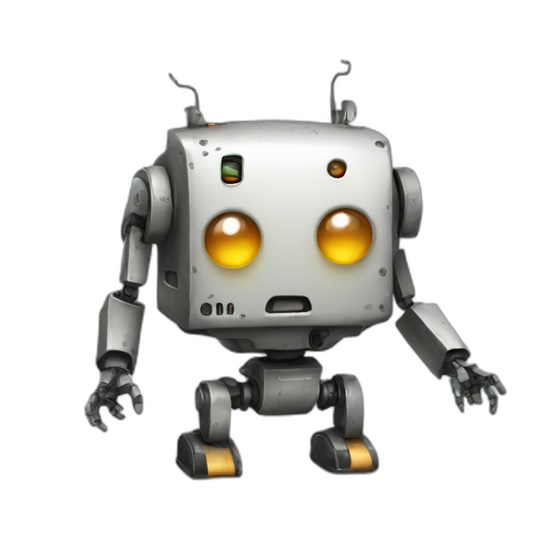 a Naughty robots emoji