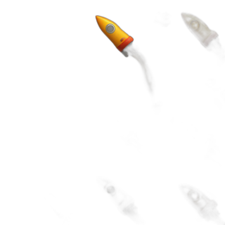 rocket using pop instead fuel emoji
