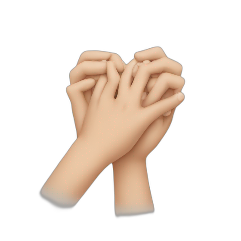 hands holding together emoji
