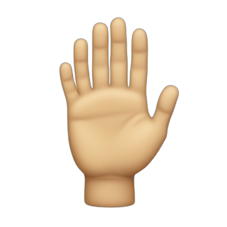 Point hand emoji