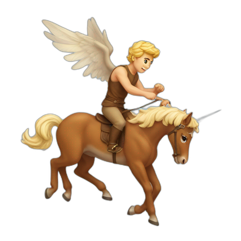 flying centaur emoji
