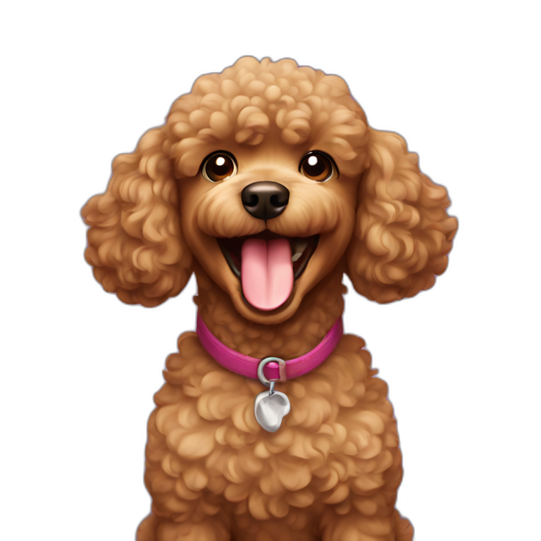 brown-mini-poodle-laughing-with-tears emoji